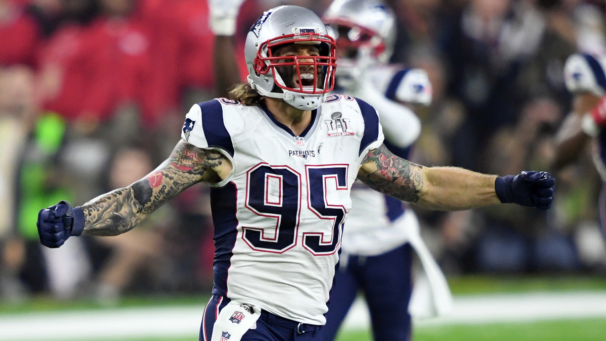 New England Patriots defensive end Chris Long