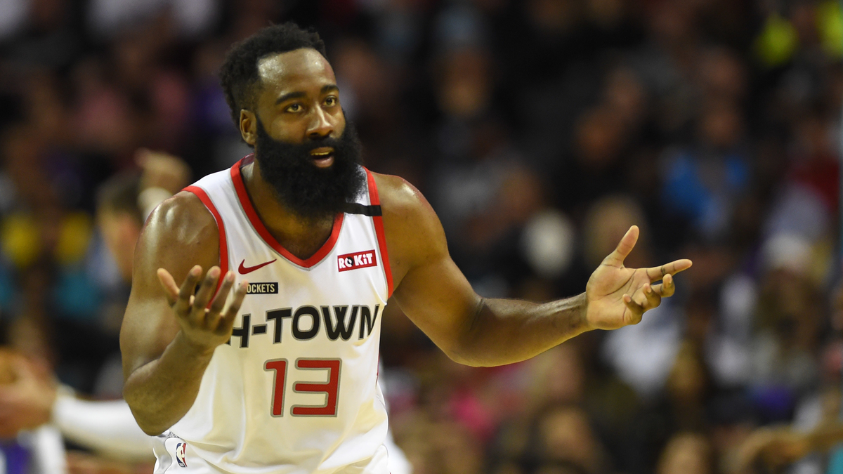 Houston Rockets guard James Harden