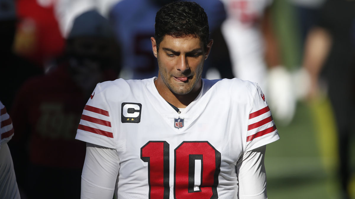 San Francisco 49ers quarterback Jimmy Garoppolo