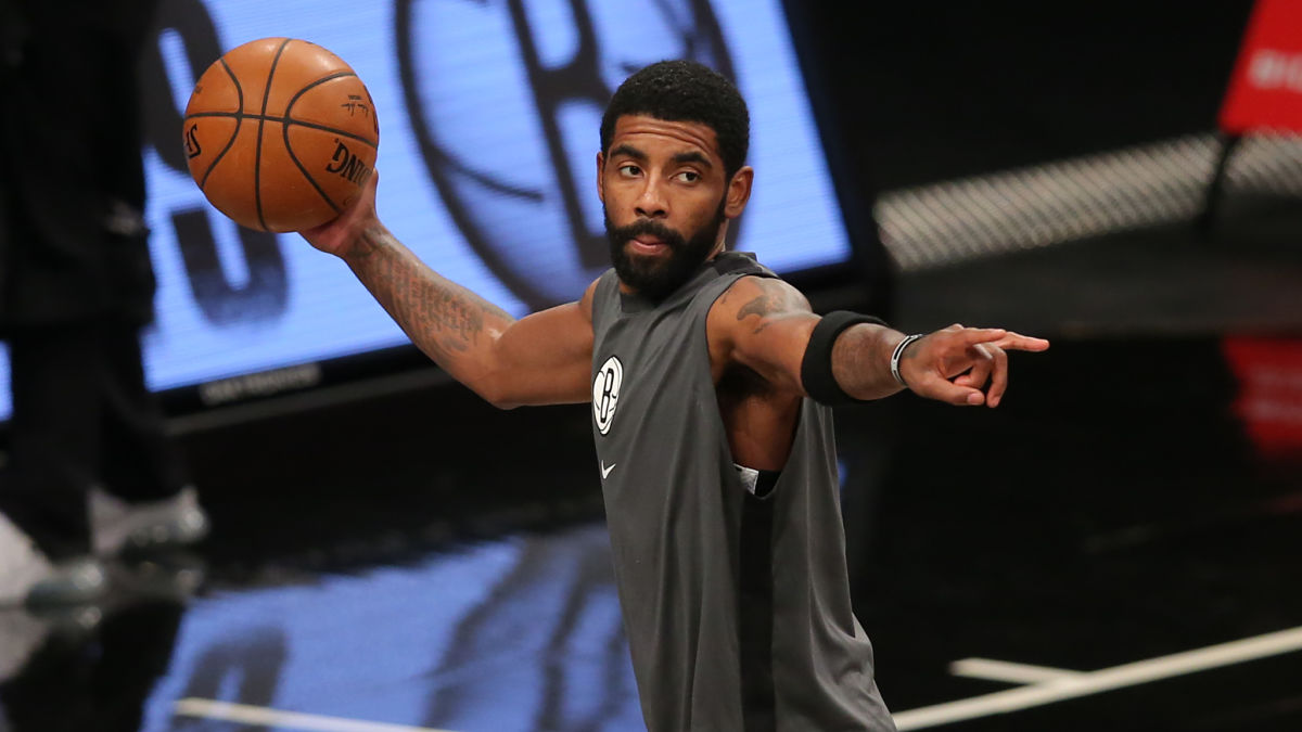 Brooklyn Nets point guard Kyrie Irving