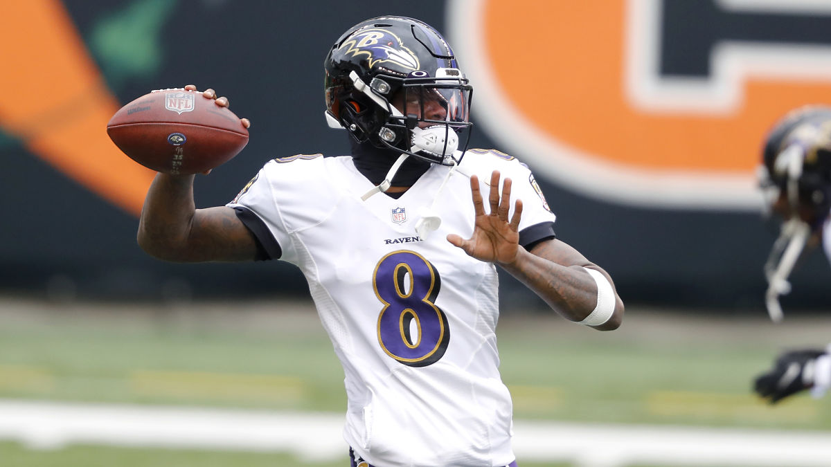 Baltimore Ravens quarterback Lamar Jackson