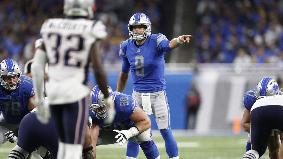 Detroit Lions quarterback Matthew Stafford