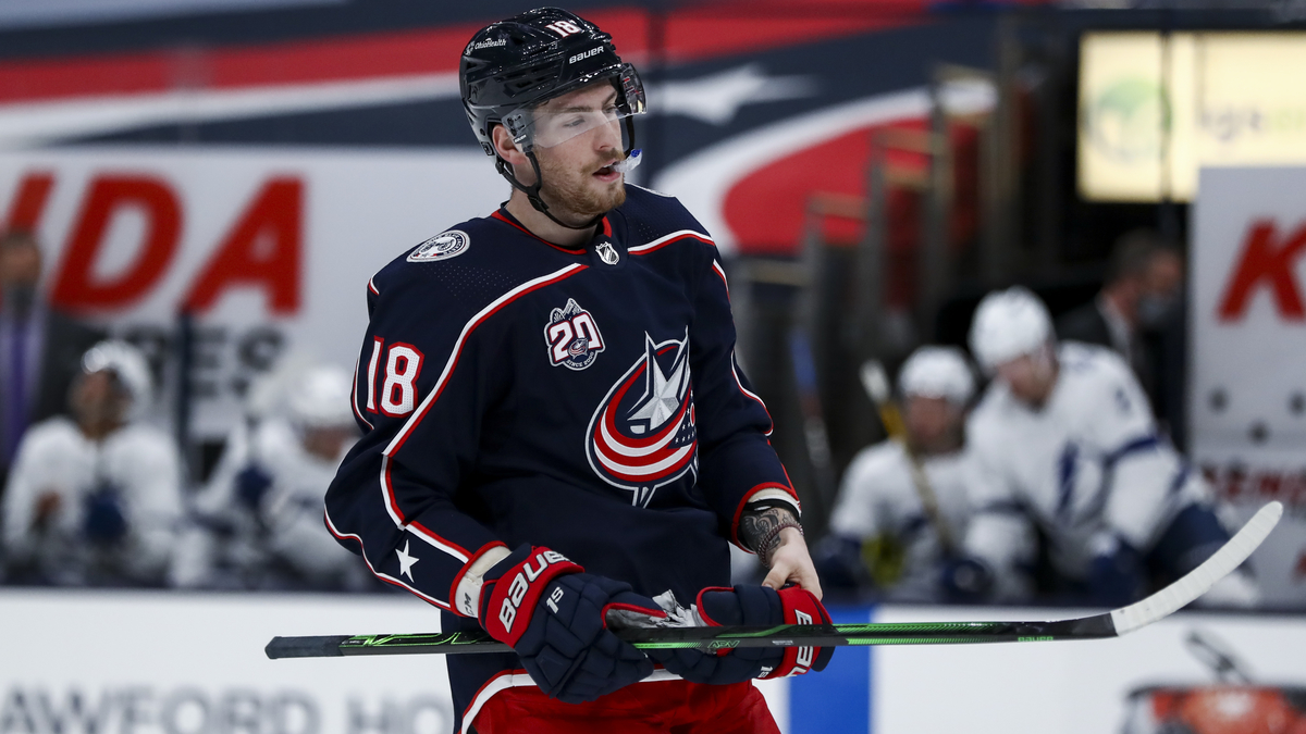 Former Columbus Blue Jackets center Pierre-Luc Dubois