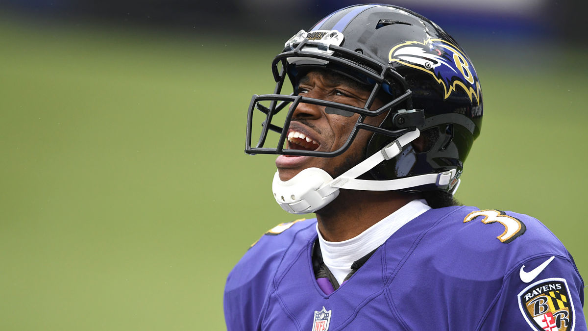 Baltimore Ravens quarterback Robert Griffin III