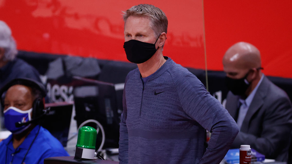 Golden State Warriors head coach Steve Kerr