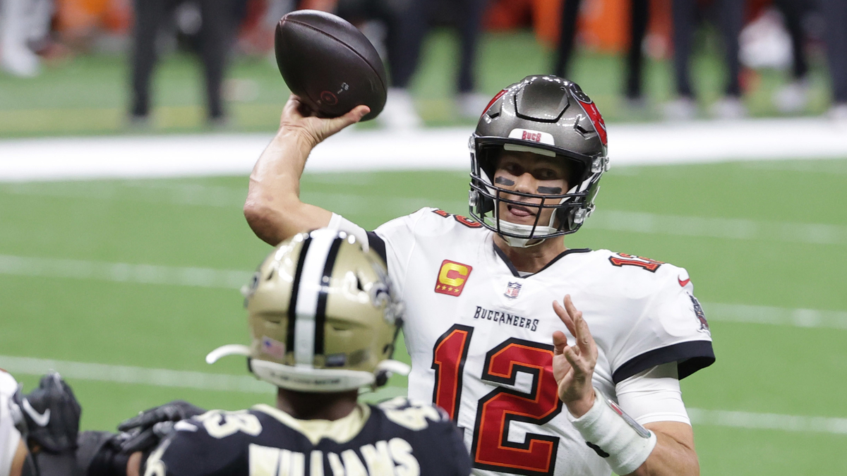 Tampa Bay Buccaneers quarterback Tom Brady
