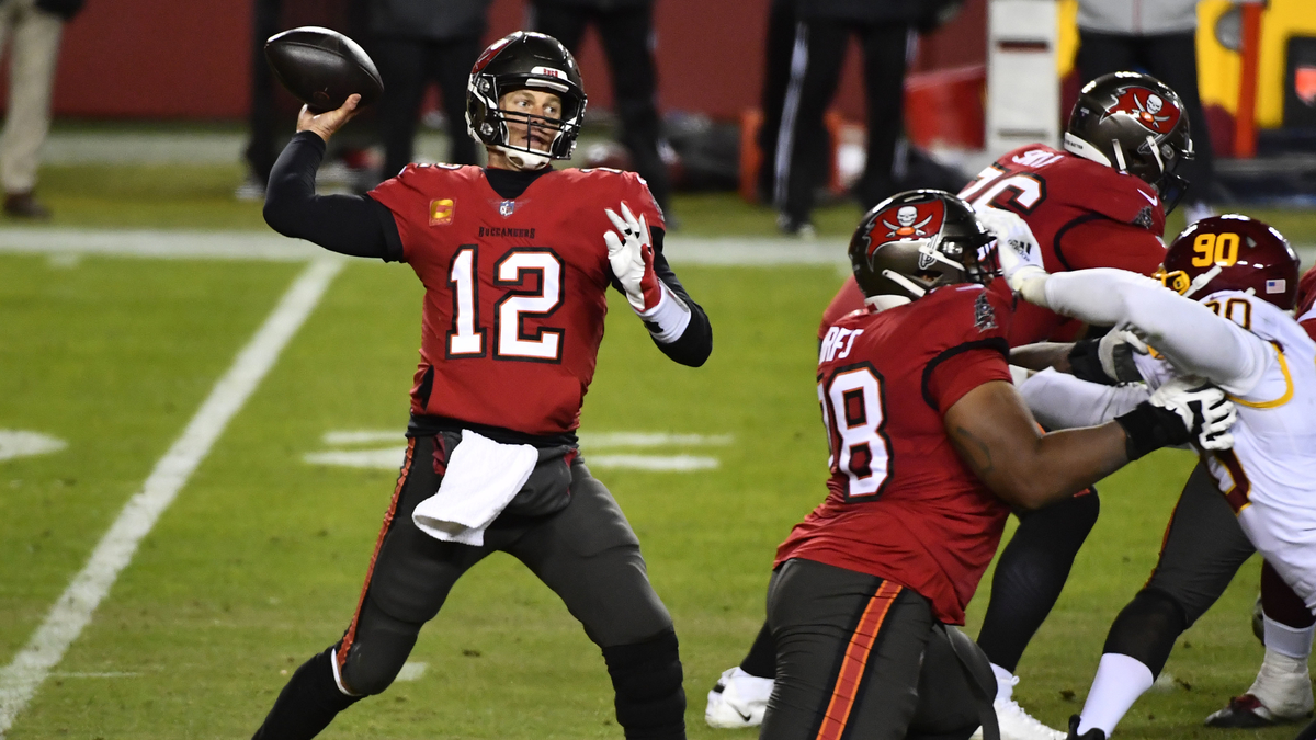 Tampa Bay Buccaneers quarterback Tom Brady