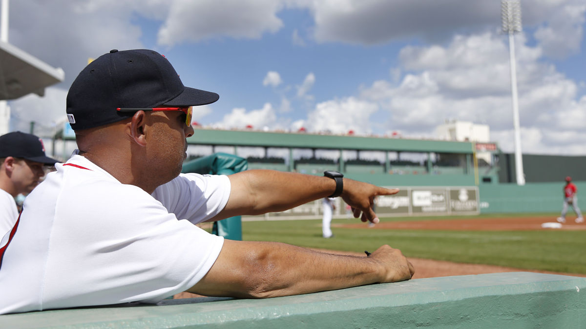 Boston Red Sox manager Alex Cora