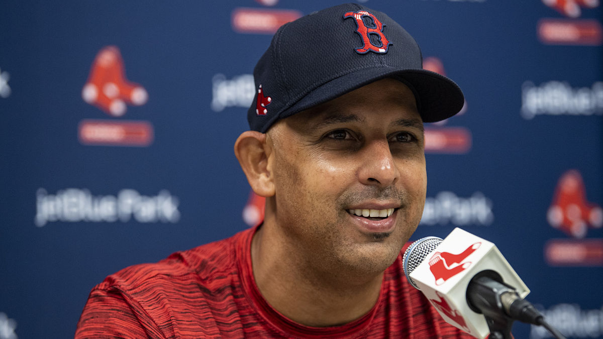 Boston Red Sox manager Alex Cora