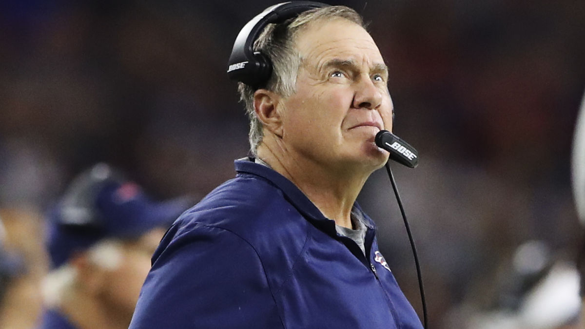 New England Patriots head coach Bill Belichick