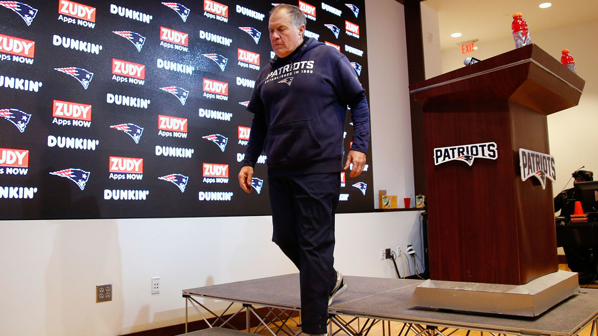 New England Patriots head coach Bill Belichick