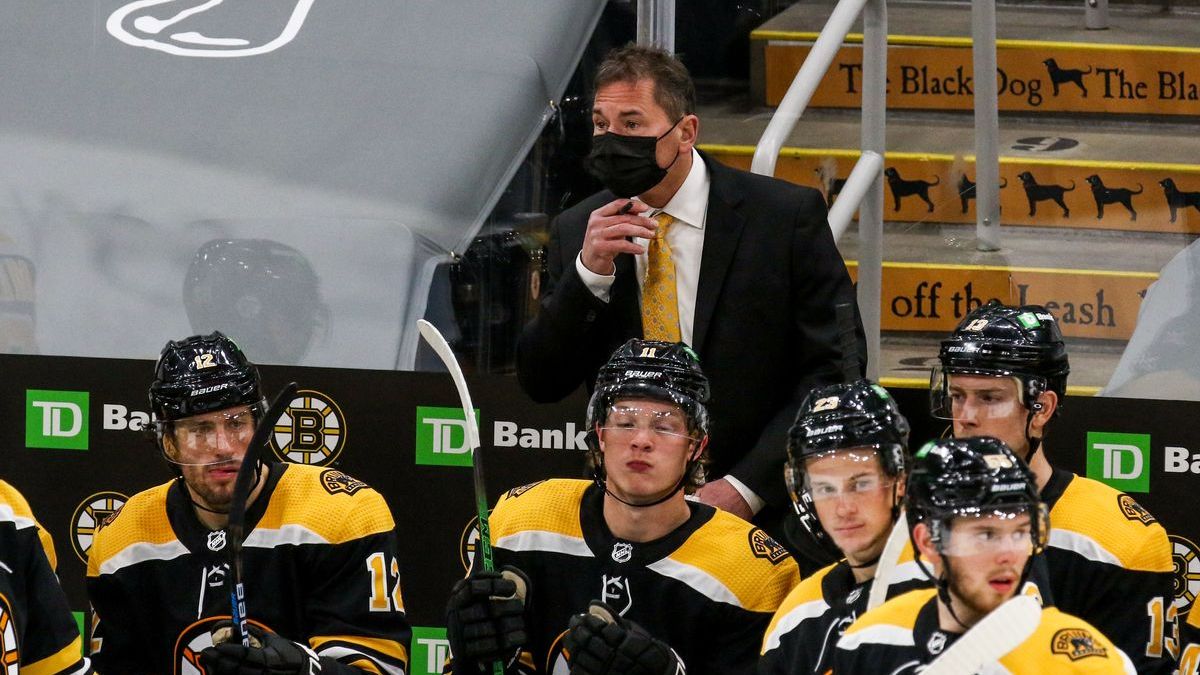 Boston Bruins coach Bruce Cassidy