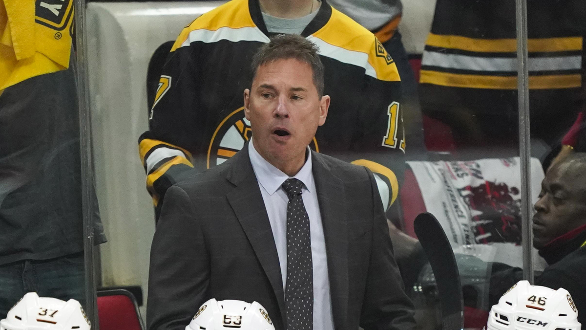 Boston Bruins head coach Bruce Cassidy