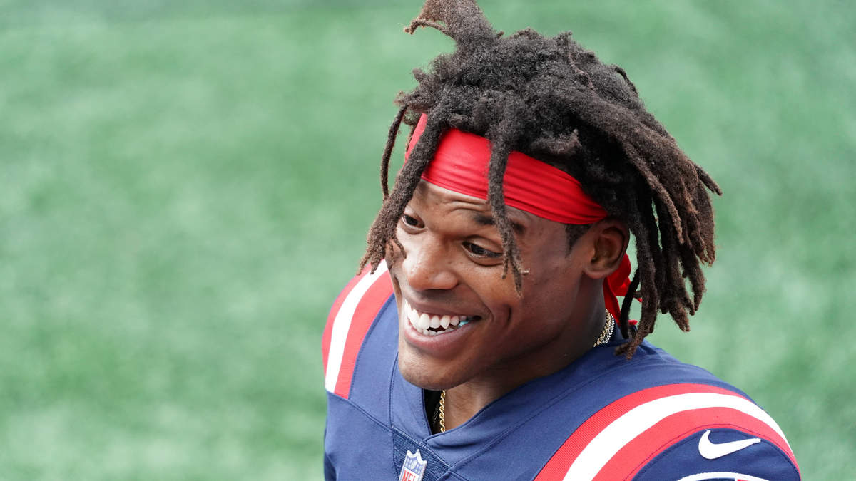 New England Patriots quarterback Cam Newton