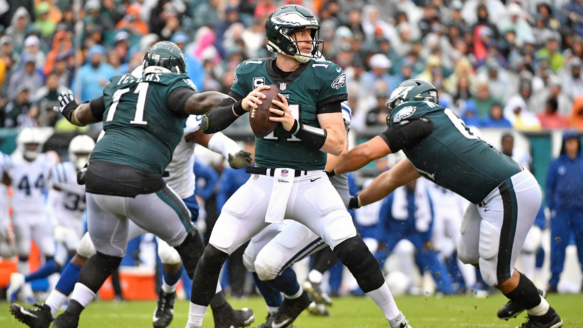 Philadelphia Eagles quarterback Carson Wentz
