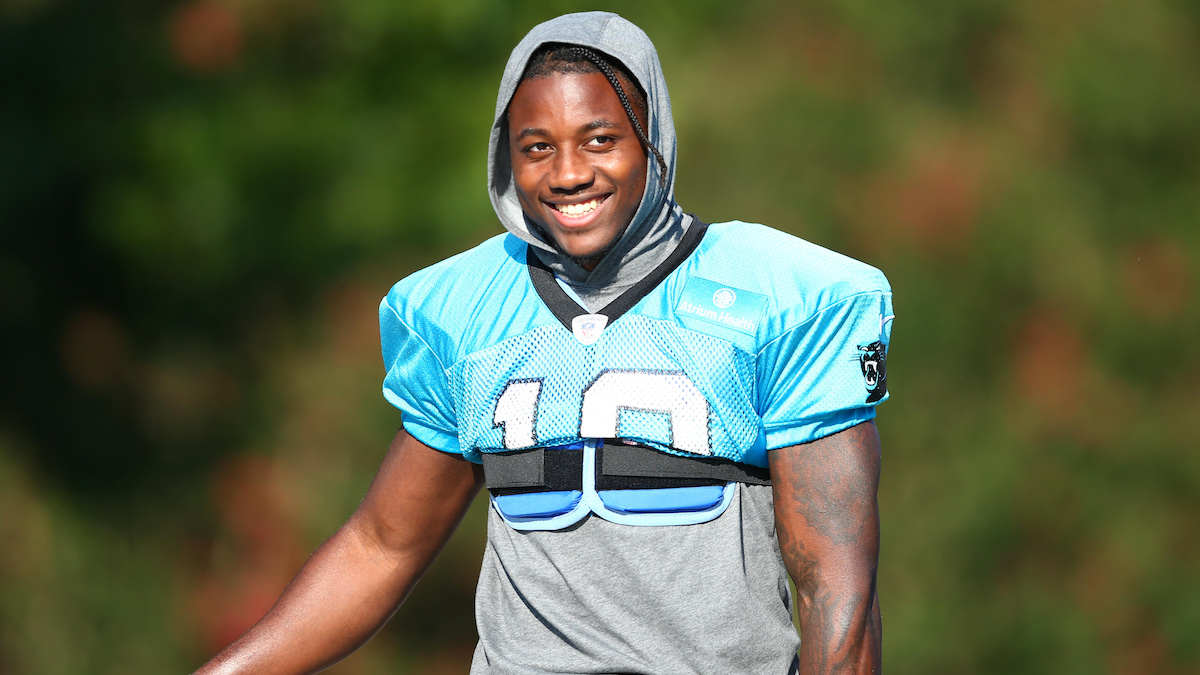 Panthers free agent wide receiver and potential Patriots target Curtis Samuel