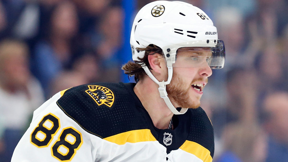 Boston Bruins right wing David Pastrnak