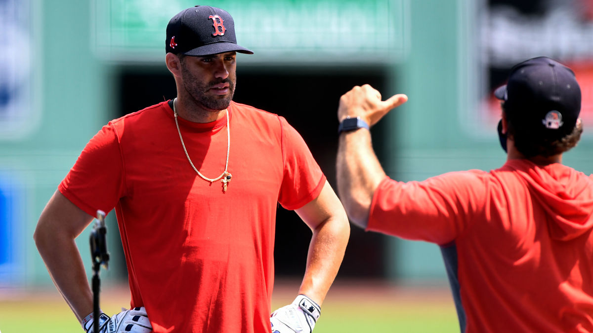 Boston Red Sox designated hitter J.D. Martinez