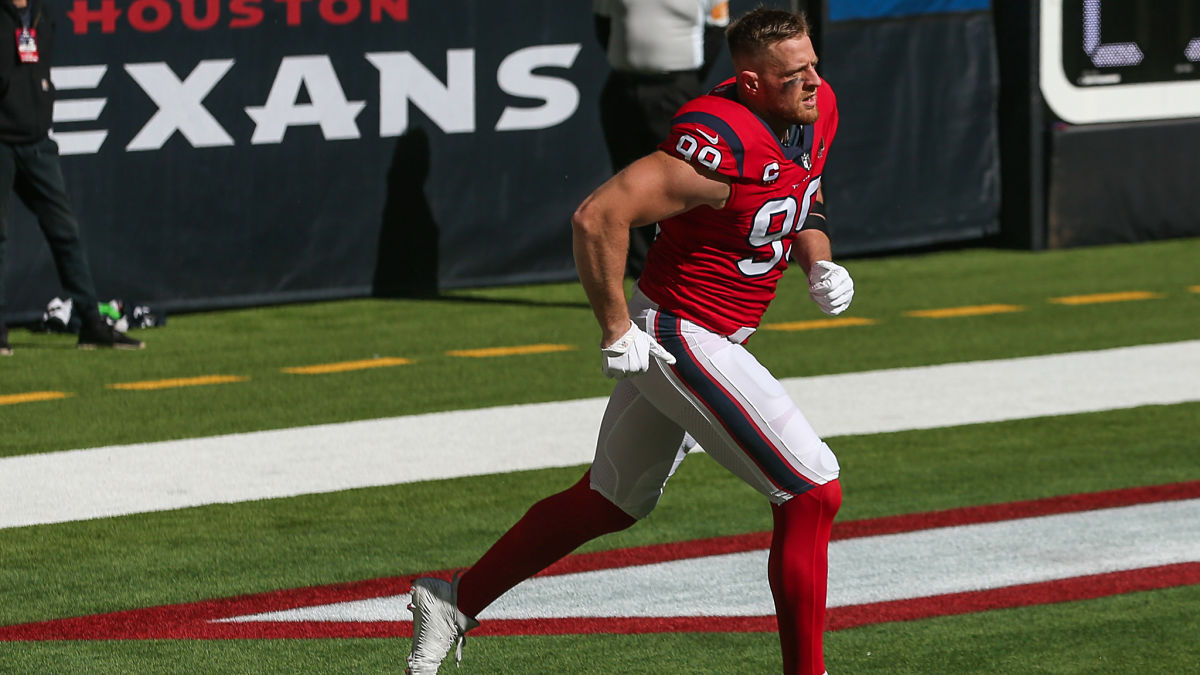NFL defensive lineman J.J. Watt