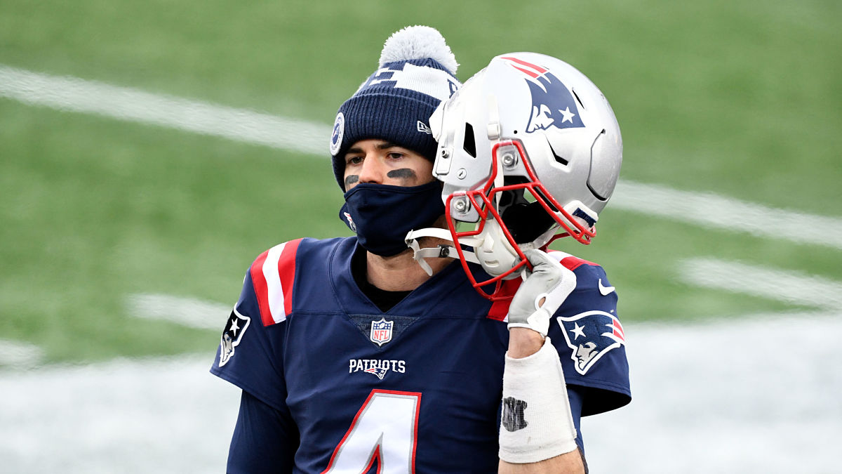 New England Patriots quarterback Jarrett Stidham