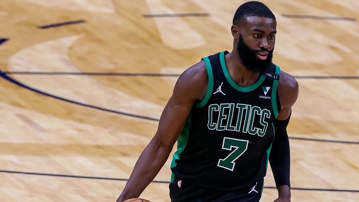 Boston Celtics guard Jaylen Brown