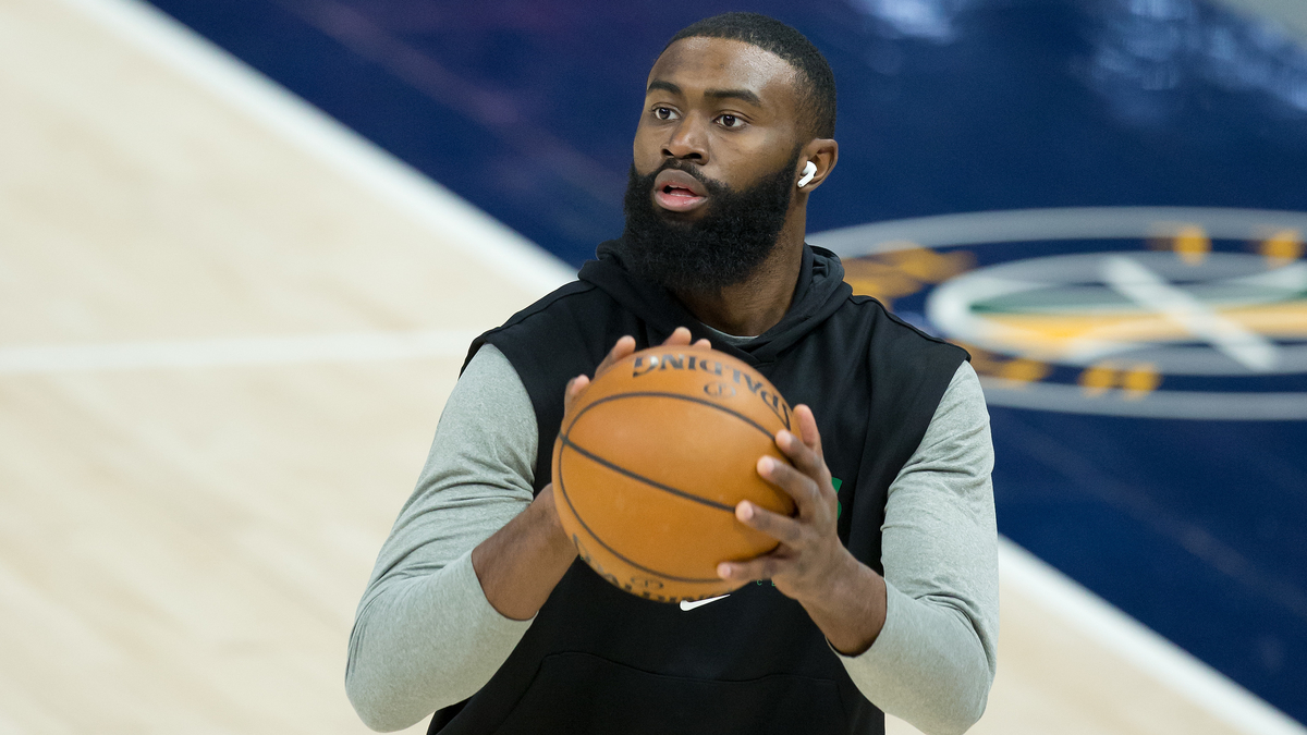 Boston Celtics forward Jaylen Brown