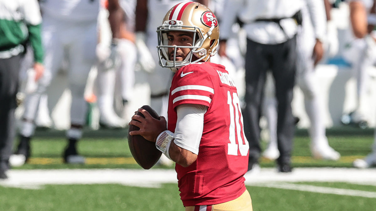 San Francisco 49ers quarterback Jimmy Garoppolo