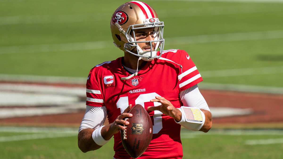 San Francisco 49ers quarterback Jimmy Garoppolo