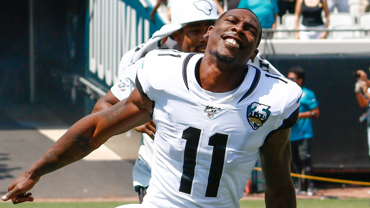 Patriots wide receiver Marqise Lee