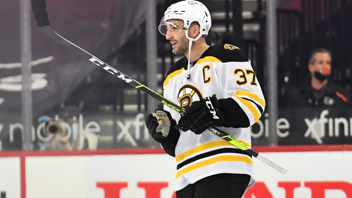 Boston Bruins center Patrice Bergeron