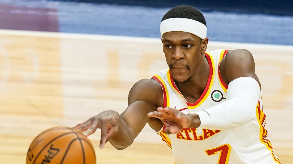 Los Angeles Lakers guard Rajon Rondo