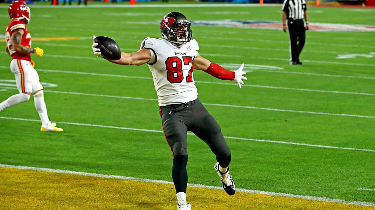 Tampa Bay Buccaneers tight end Rob Gronkowski