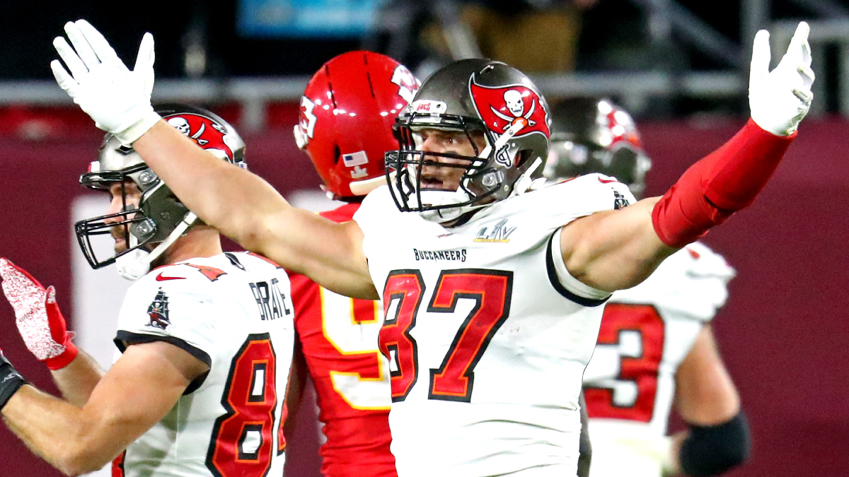 Tampa Bay Buccaneers tight end Rob Gronkowski