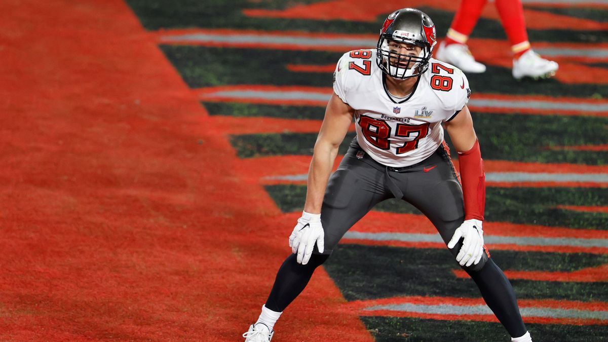 Tampa Bay Buccaneers tight end Rob Gronkowski
