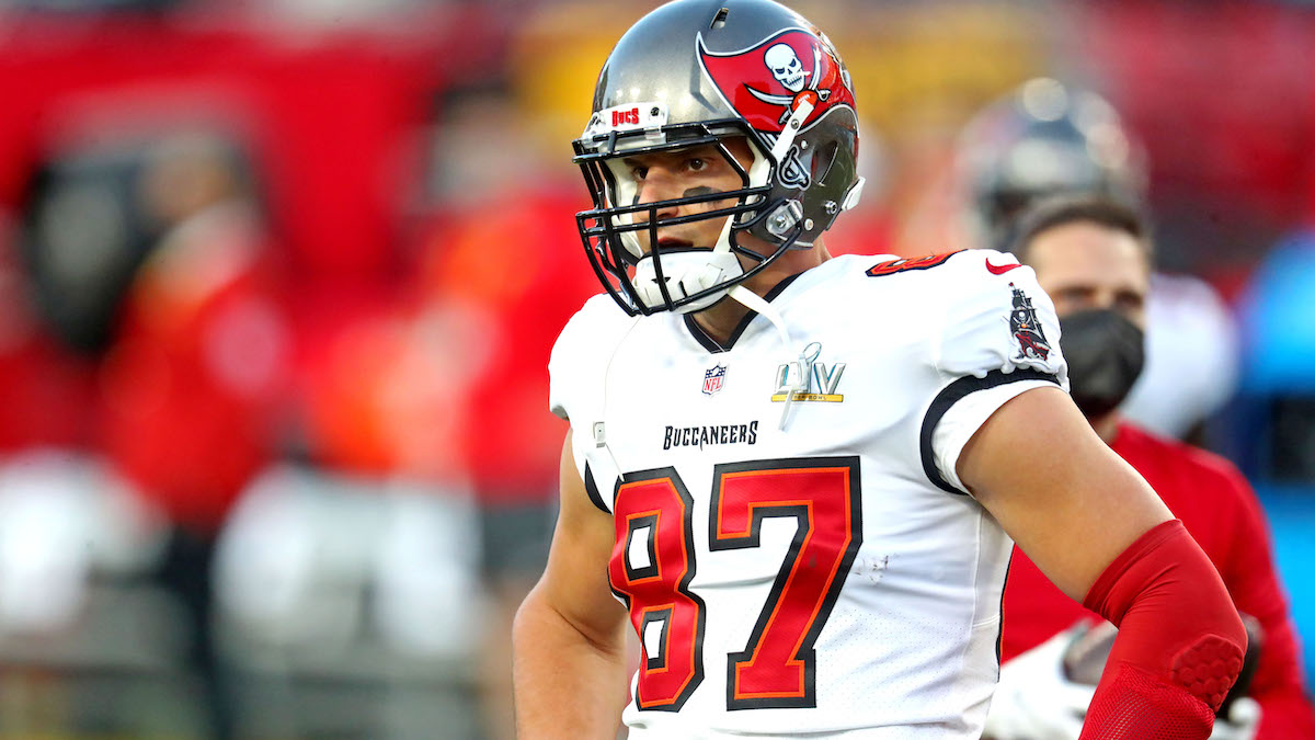 Buccaneers tight end Rob Gronkowski