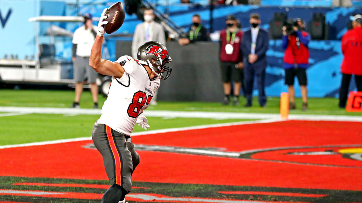 Tampa Bay Buccaneers tight end Rob Gronkowski