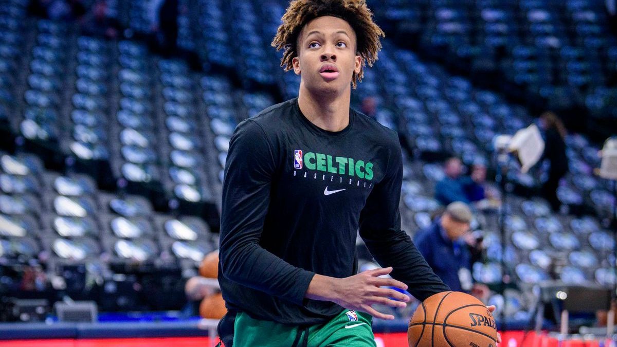 Boston Celtics guard Romeo Langford
