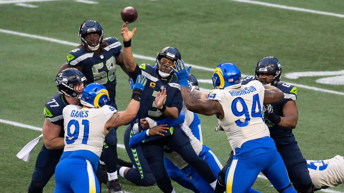 Seattle Seahawks quarterback Russell Wilson