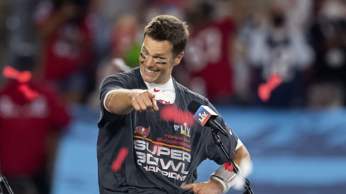 Tampa Bay Buccaneers quarterback Tom Brady