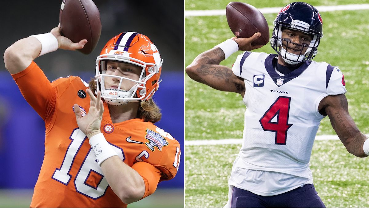 Quarterbacks or Lawrence, Deshaun Watson