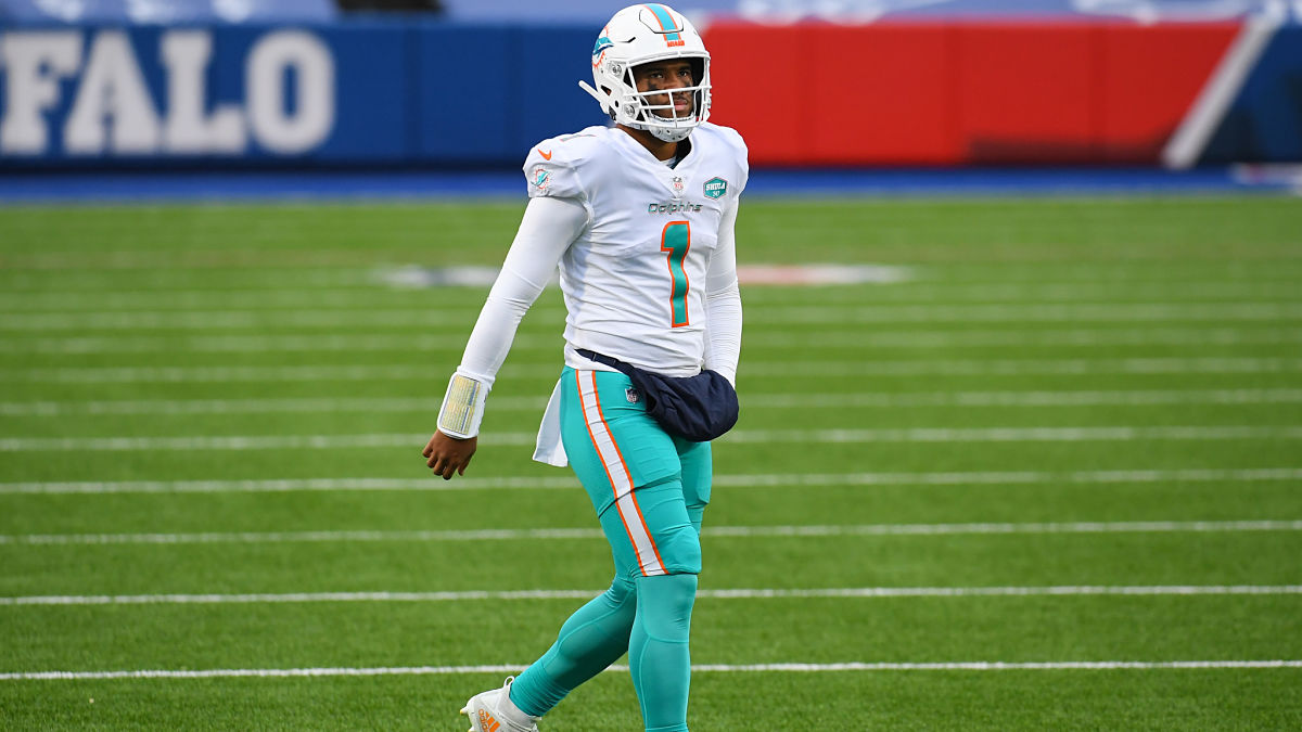 Miami Dolphins quarterback Tua Tagovailoa