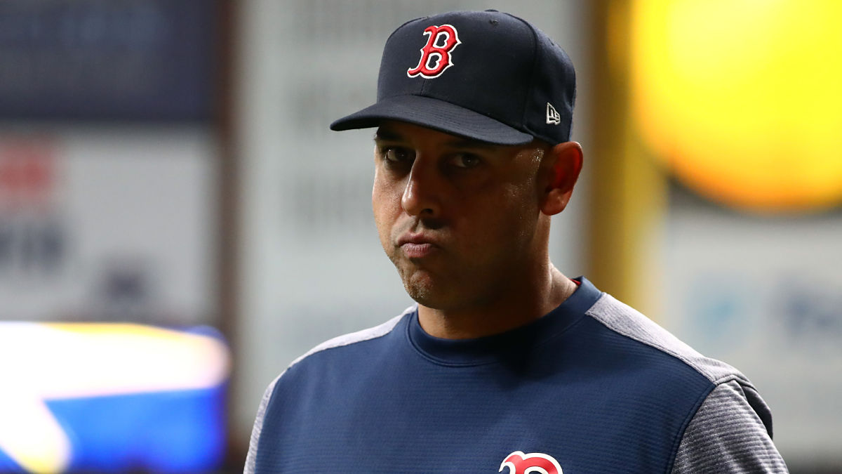 Boston Red Sox manager Alex Cora