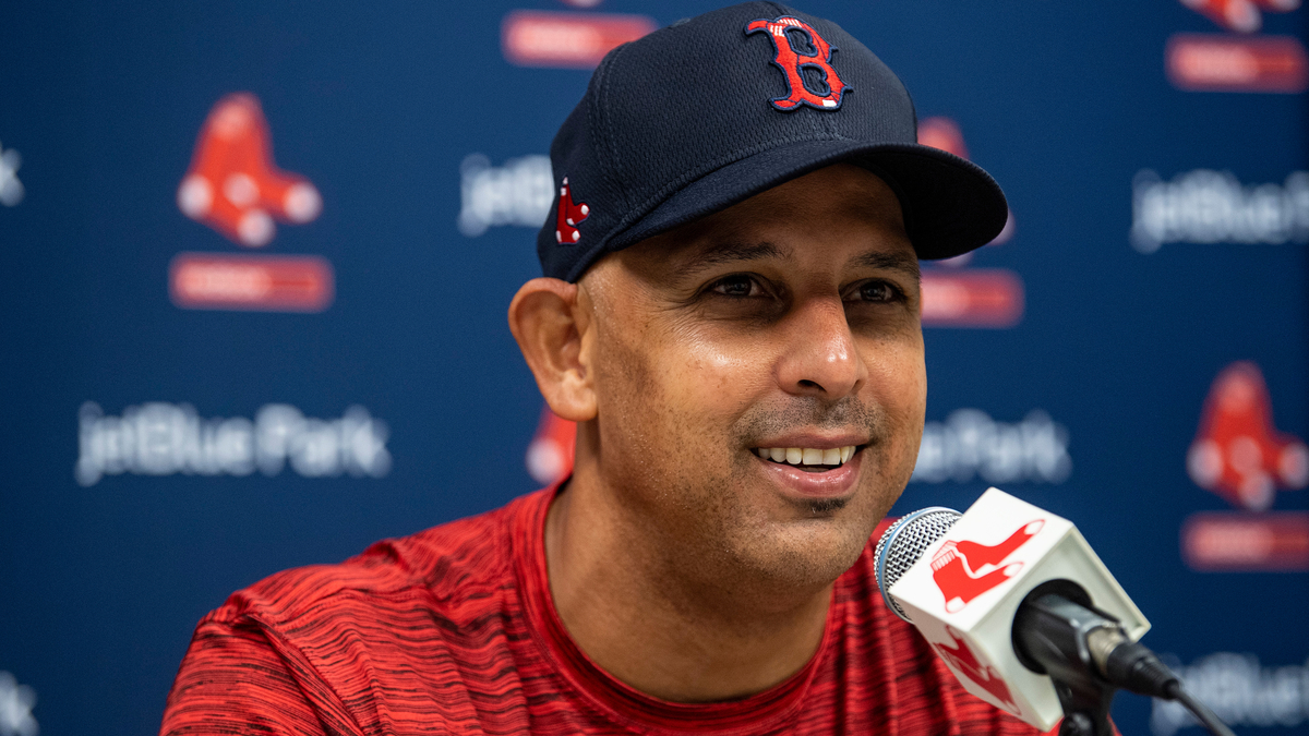 Boston Red Sox manager Alex Cora