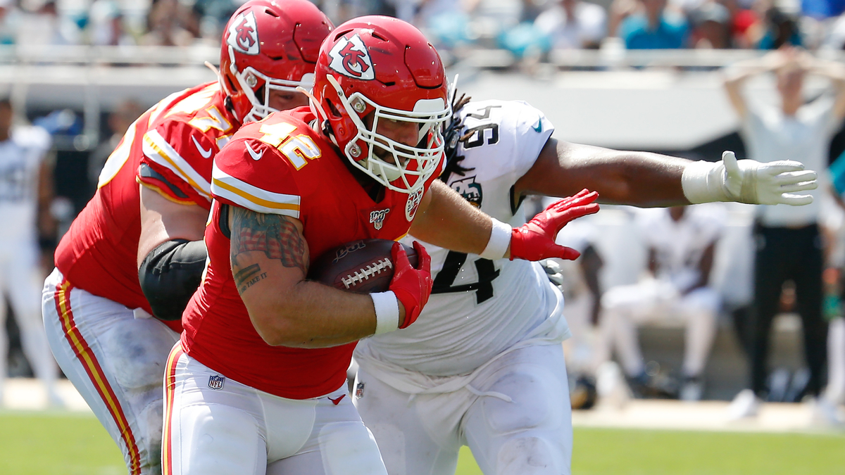 Kansas City Chiefs fullback Anthony Sherman