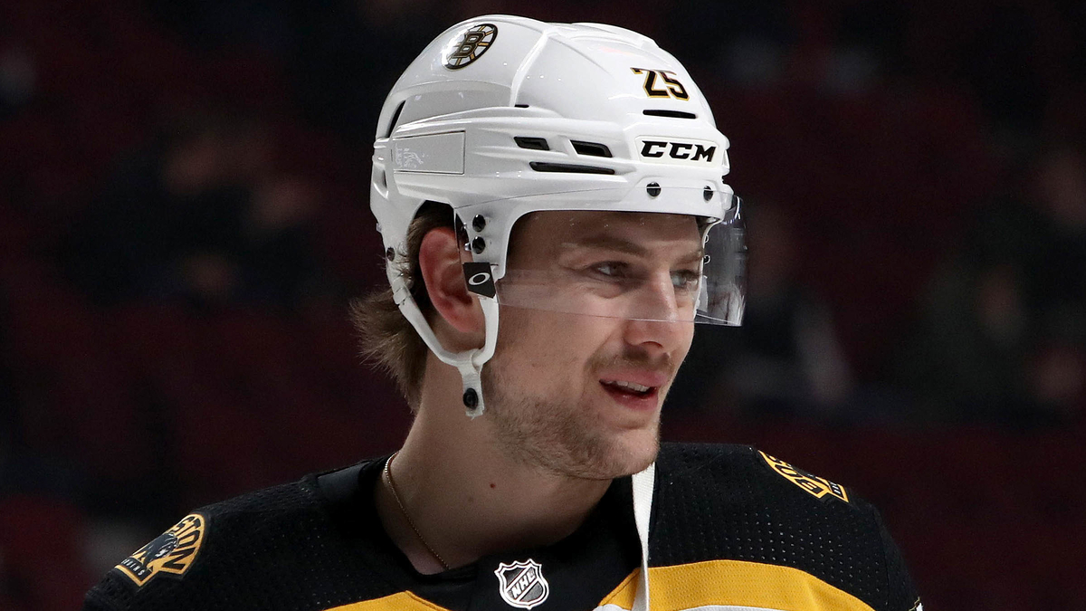 Boston Bruins defenseman Brandon Carlo