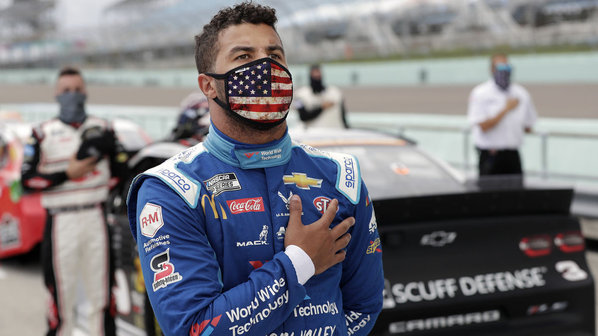 NASCAR driver Bubba Wallace