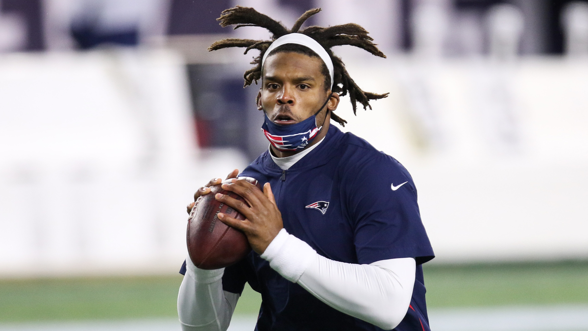 New England Patriots quarterback Cam Newton