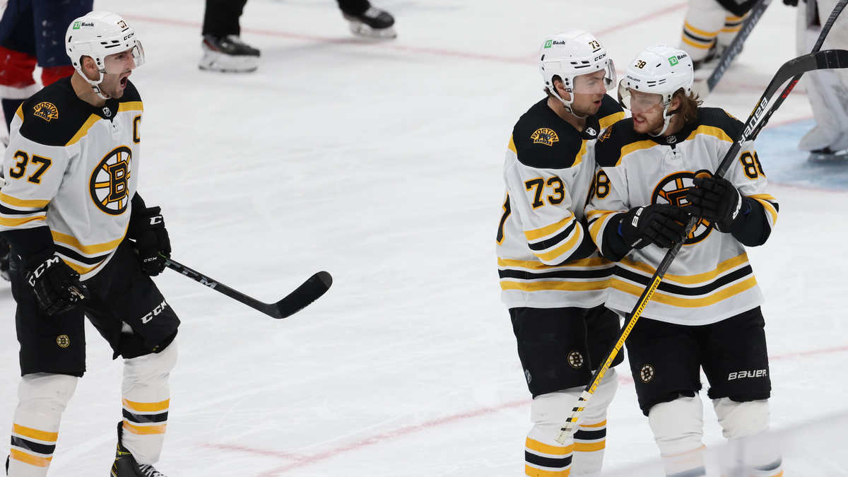 Boston Bruins winger David Pastrnak