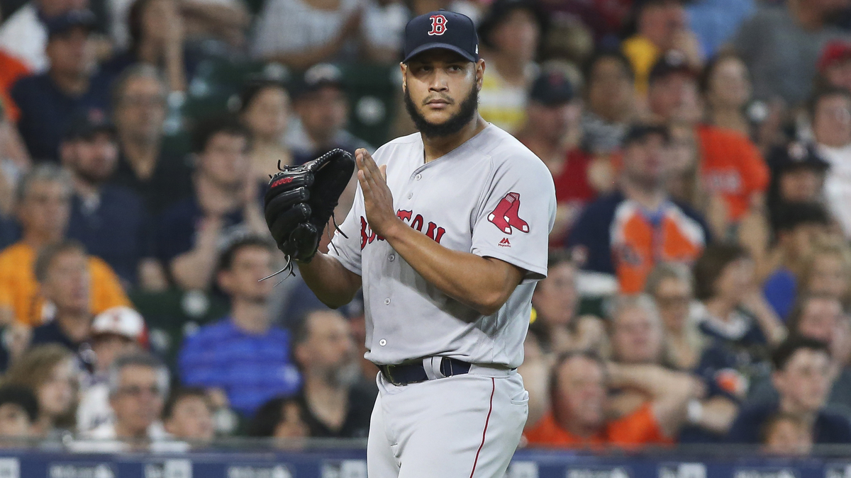 Boston Red Sox pitcher Eduardo Rodriguez