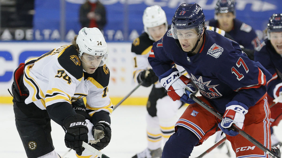 Boston Bruins winger Jake DeBrusk